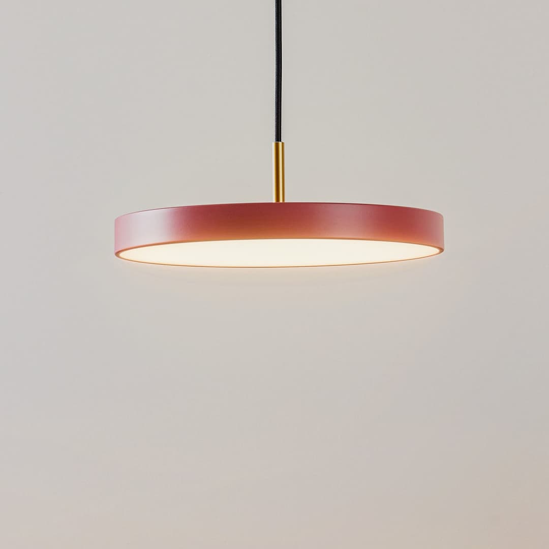 Asteria Pendelleuchte Mini Rose - UMAGE Asteria Mini - Wohnzimmer - Design - Metall - Einflammig
